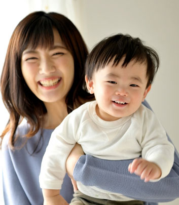 なんでも吸収期　お母さんと子供